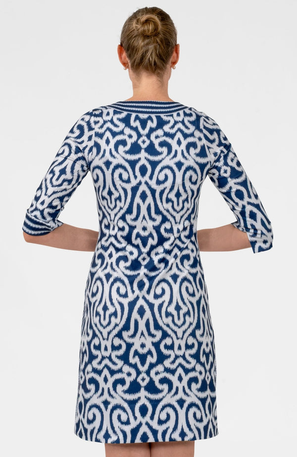 laundry by design dress Split Neck Jersey Dress