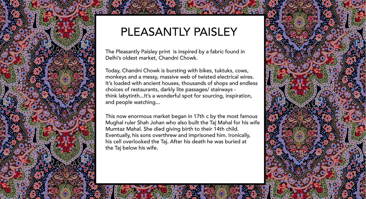 Pleasantly Paisley