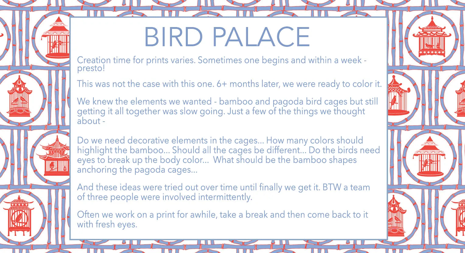 Bird Palace