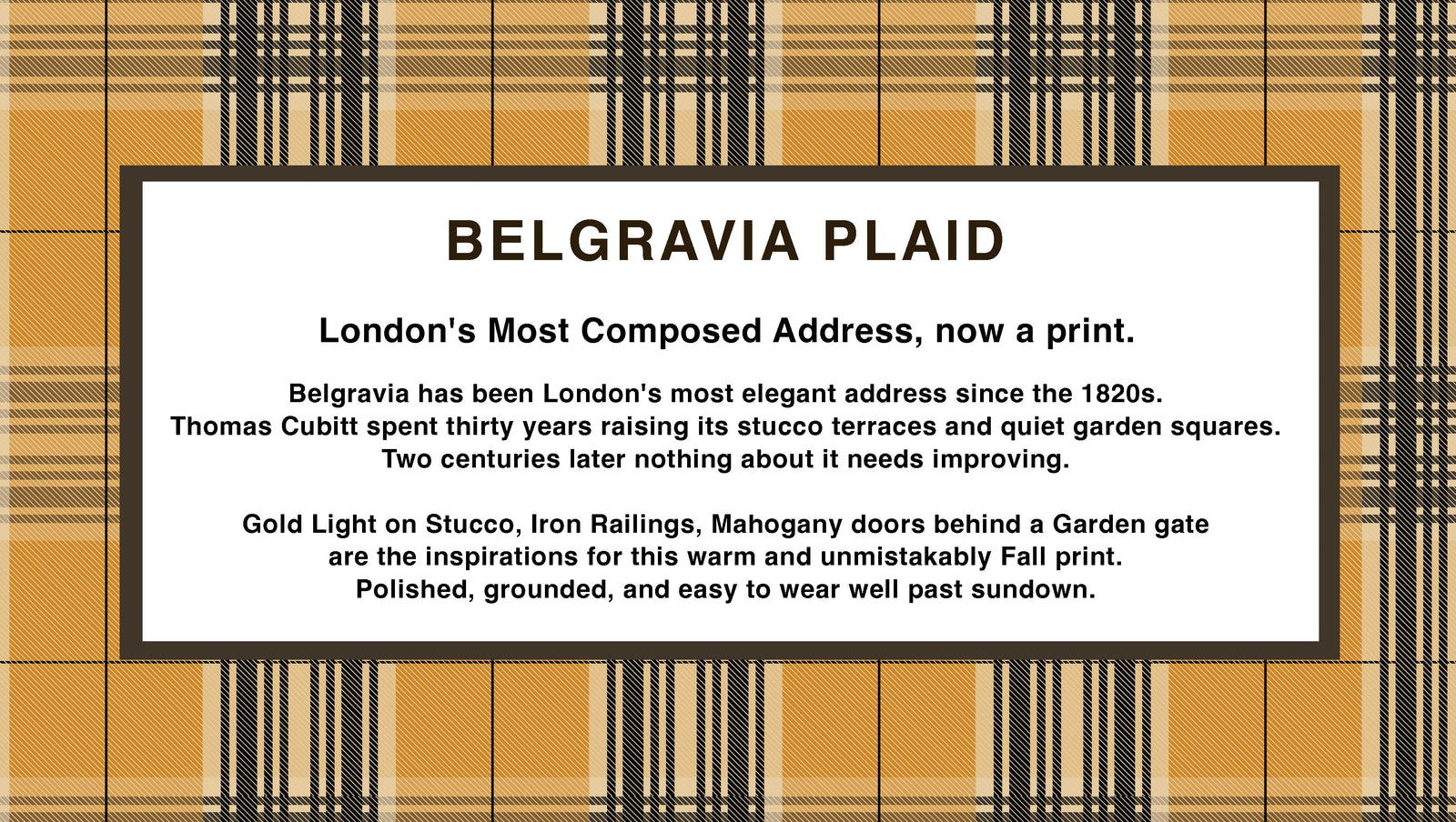 Belgravia Plaid