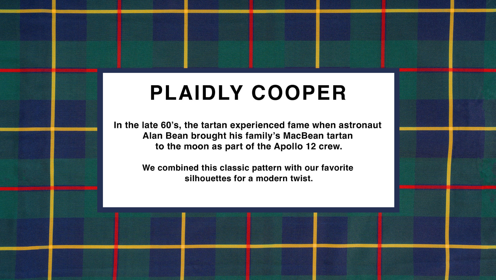 Plaidly Cooper