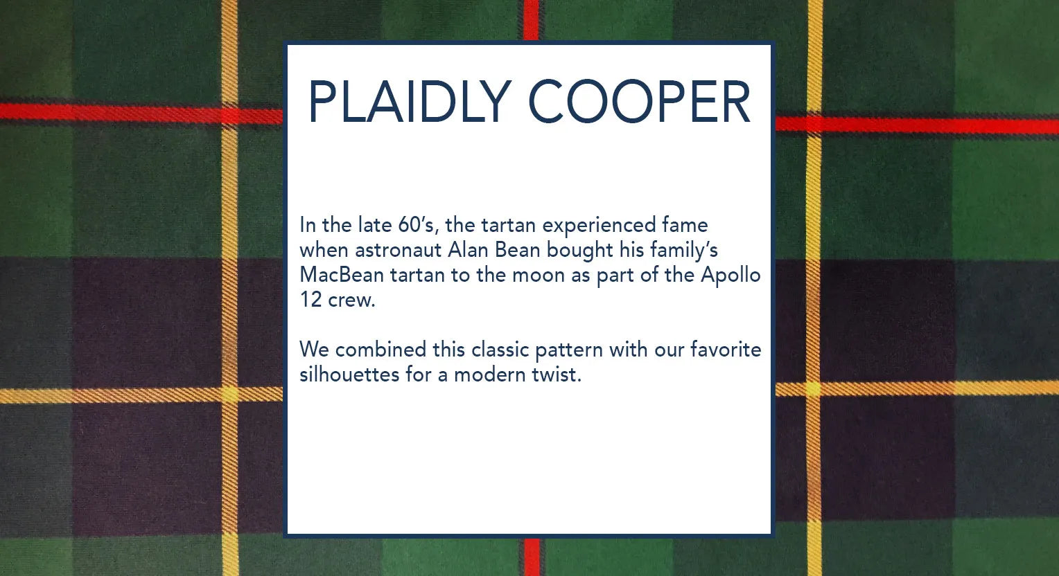 Plaidly Cooper