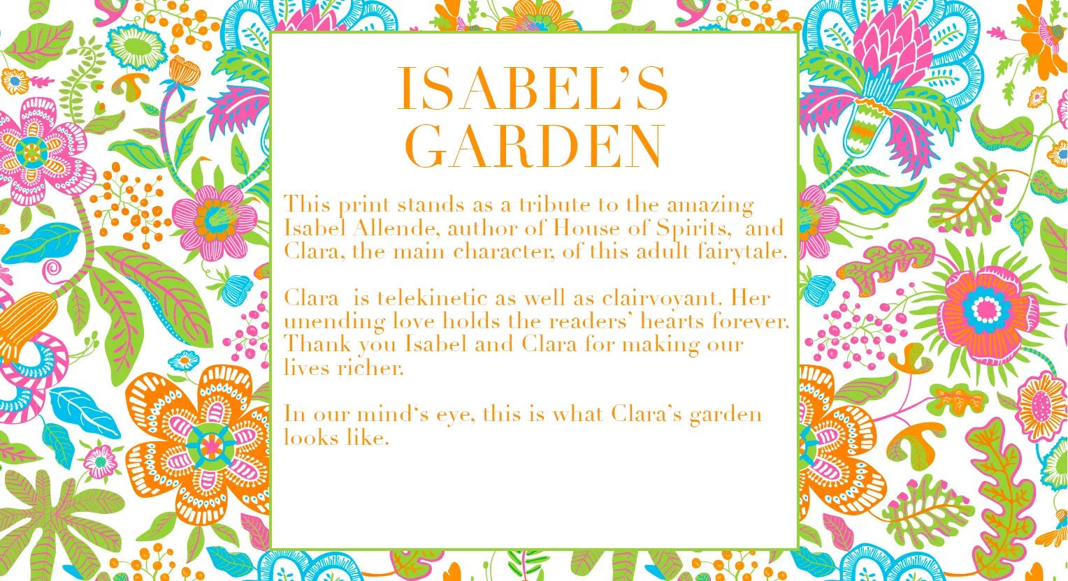Isabel's Garden - Gretchen Scott