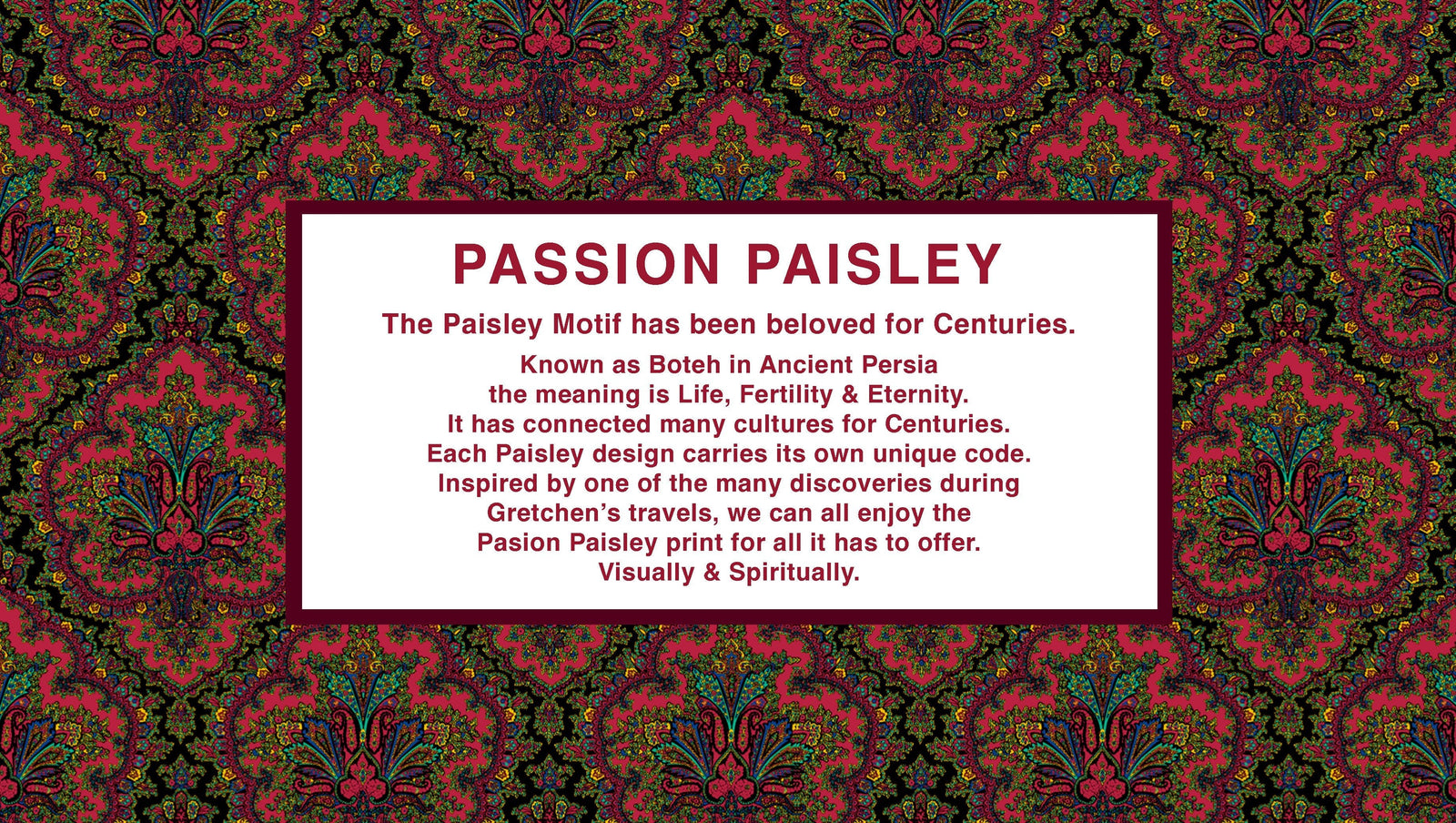 Passion Paisley - Gretchen Scott