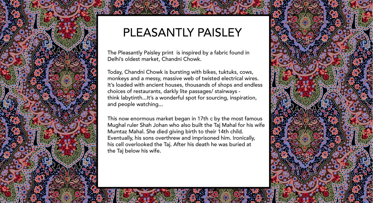 Pleasantly Paisley - Gretchen Scott