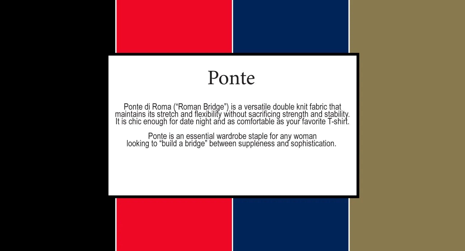 Ponte - Gretchen Scott