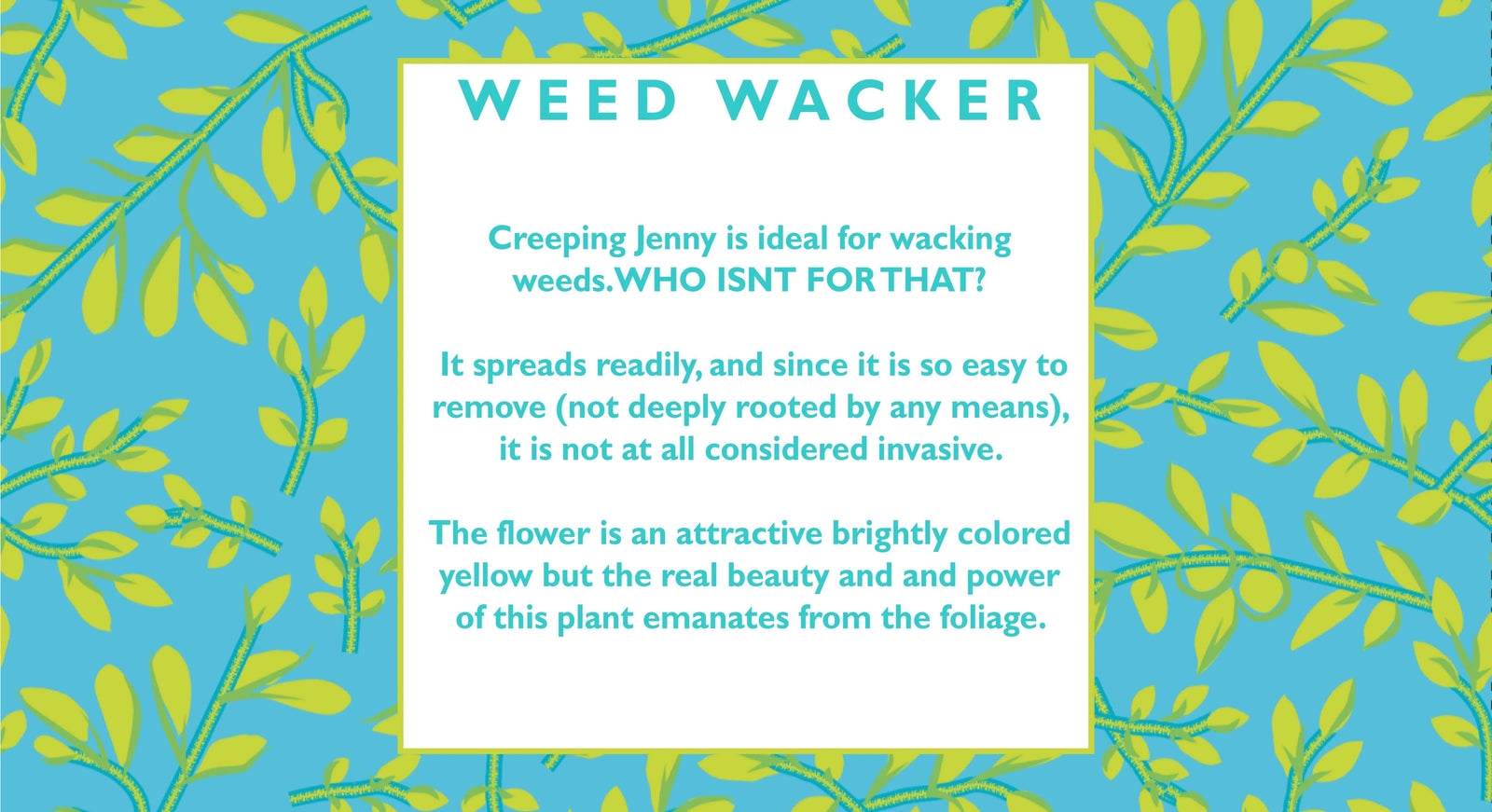 Weed Wacker - Gretchen Scott
