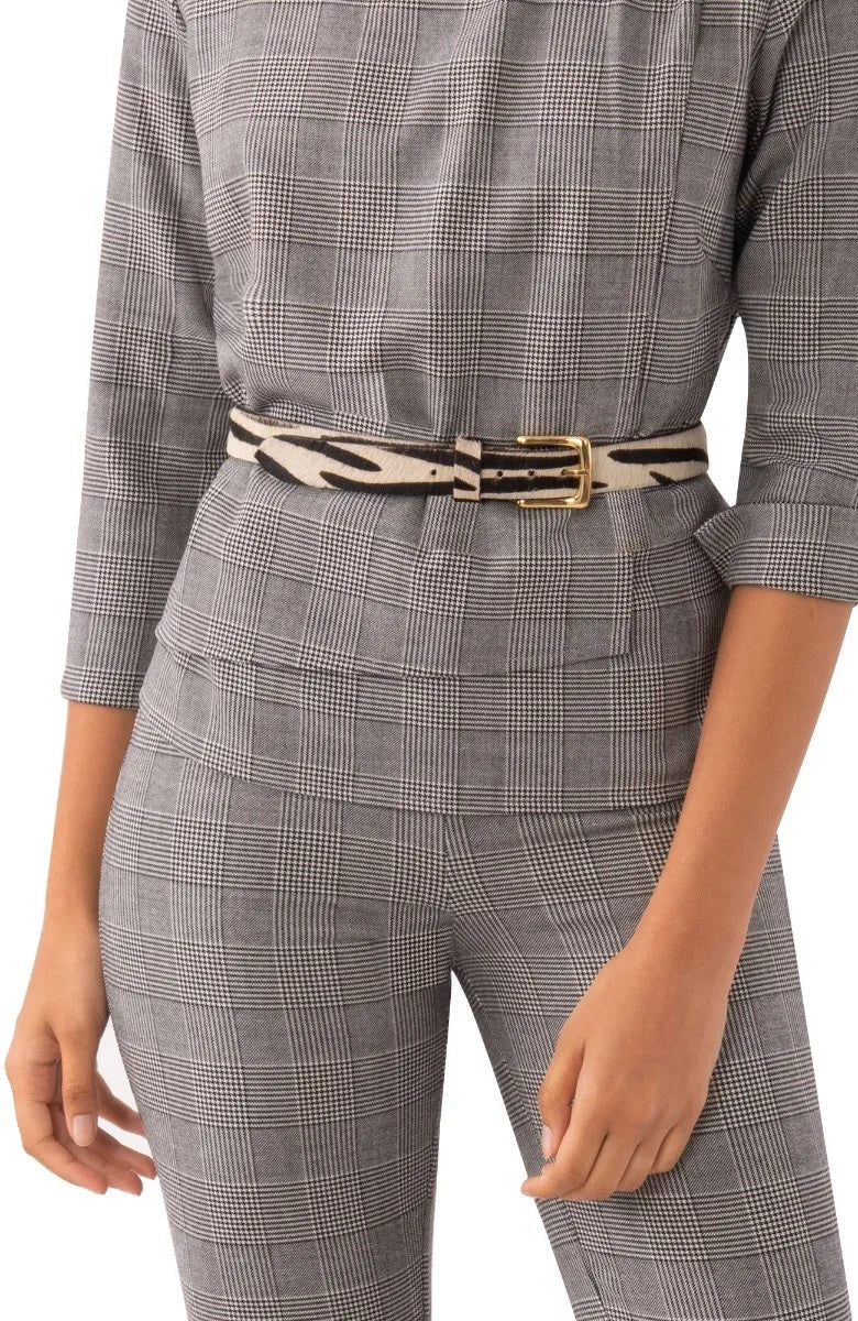 1 or 2 Inch Belted Bliss - Zebra Inch 1