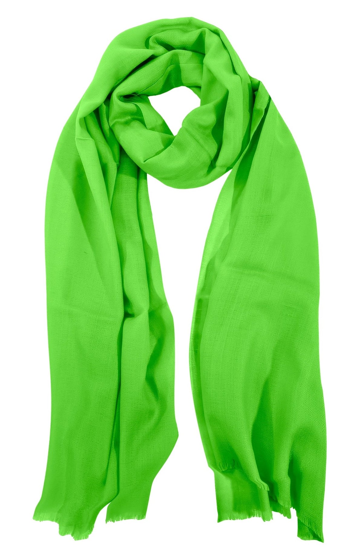 100% Cashmere Pashmina Scarf/Shawl - Classic Kelly