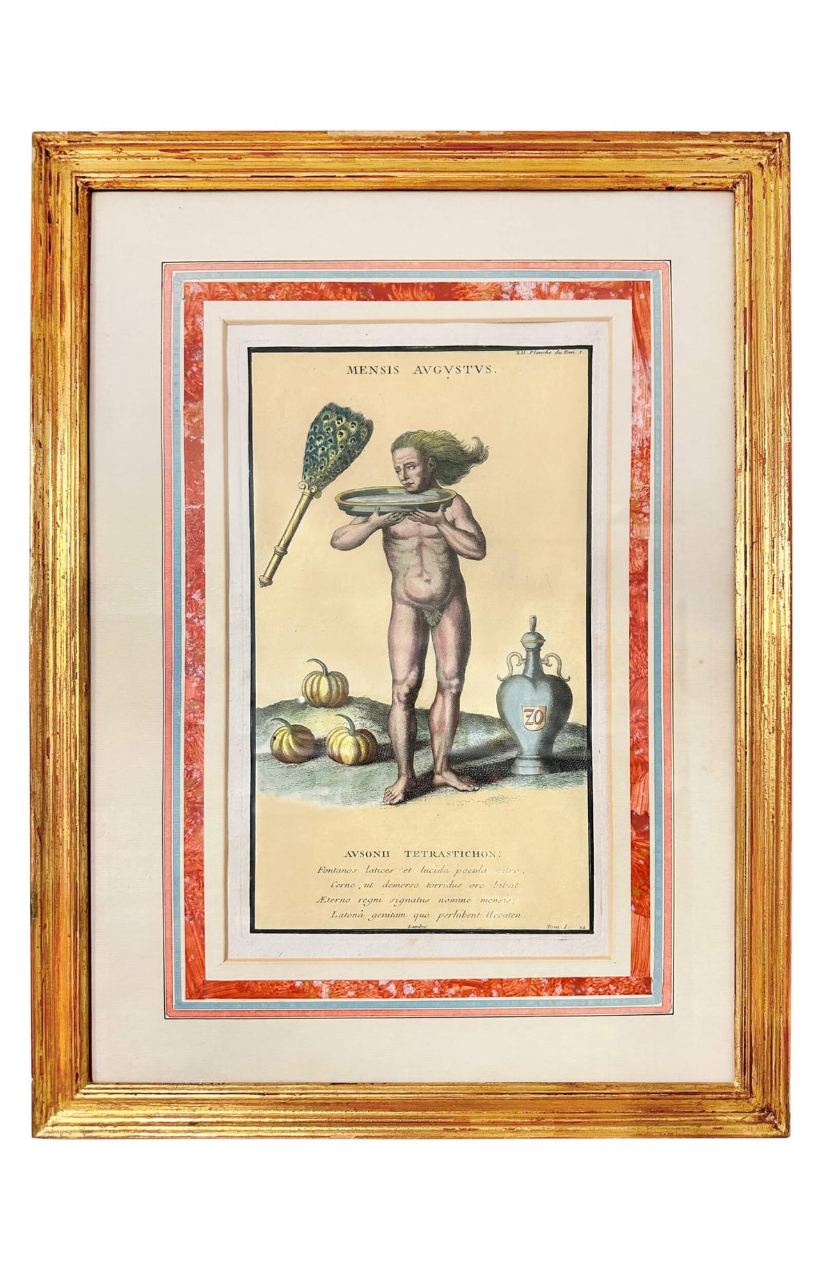 18th Centry Hand Colored Engravings - Months Of The Year (Set of 12)