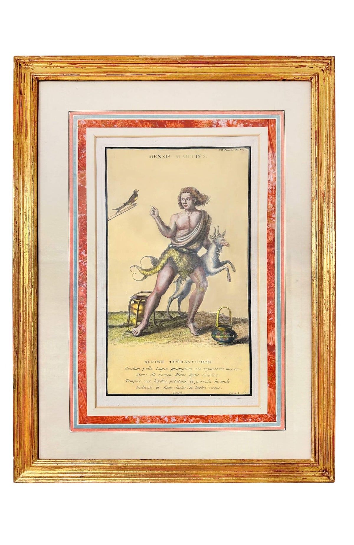 18th Centry Hand Colored Engravings - Months Of The Year (Set of 12)