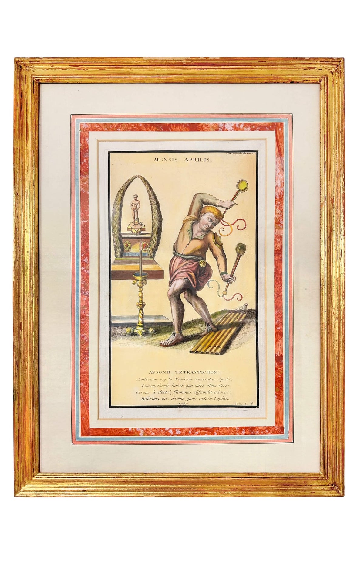 18th Centry Hand Colored Engravings - Months Of The Year (Set of 12)