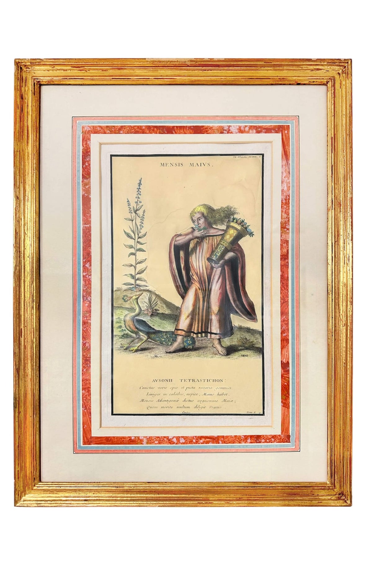 18th Centry Hand Colored Engravings - Months Of The Year (Set of 12)
