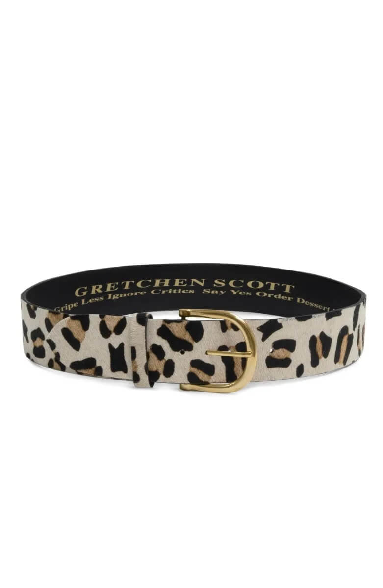 2 Inch Belted Bliss - Leopard - Gretchen Scott