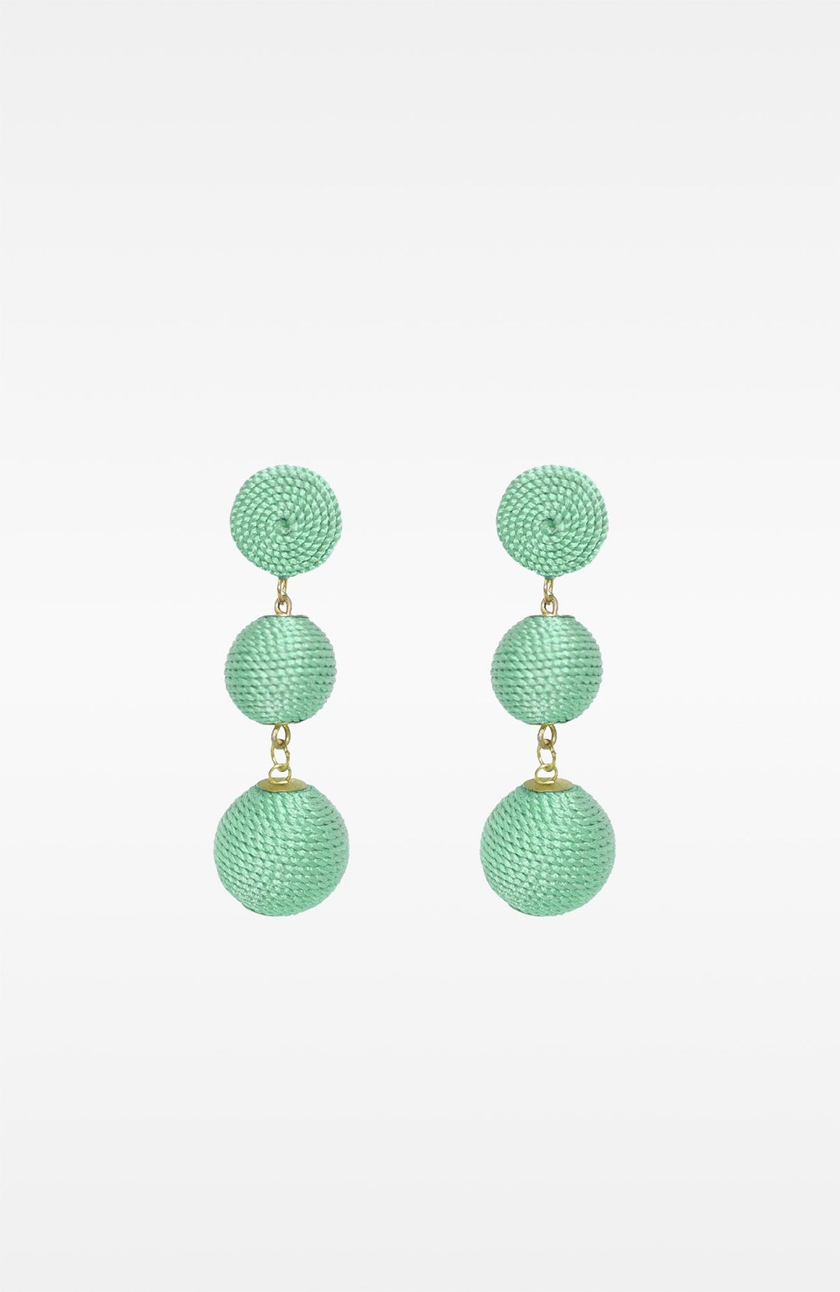 3-Drop Earrings - Durban Seafoam One Size