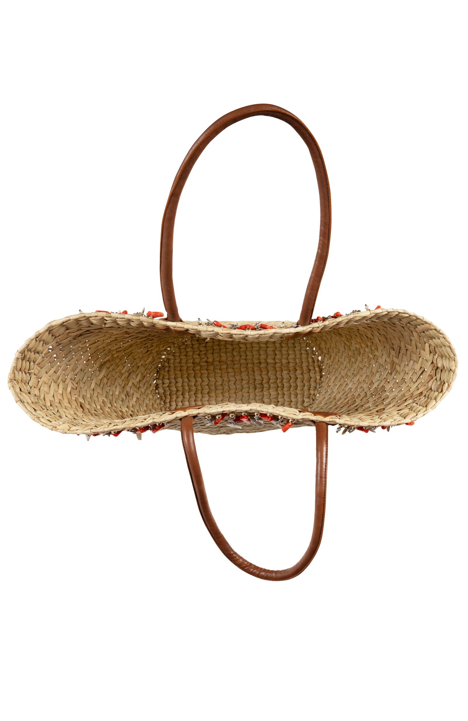Woven Beach Bag - Snorkel Charms One Size
