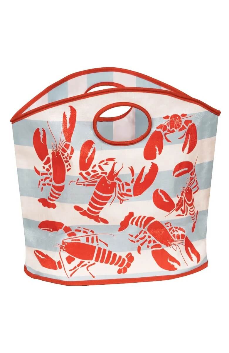 Beachy Keen Bag - Lobster Party Peri Red