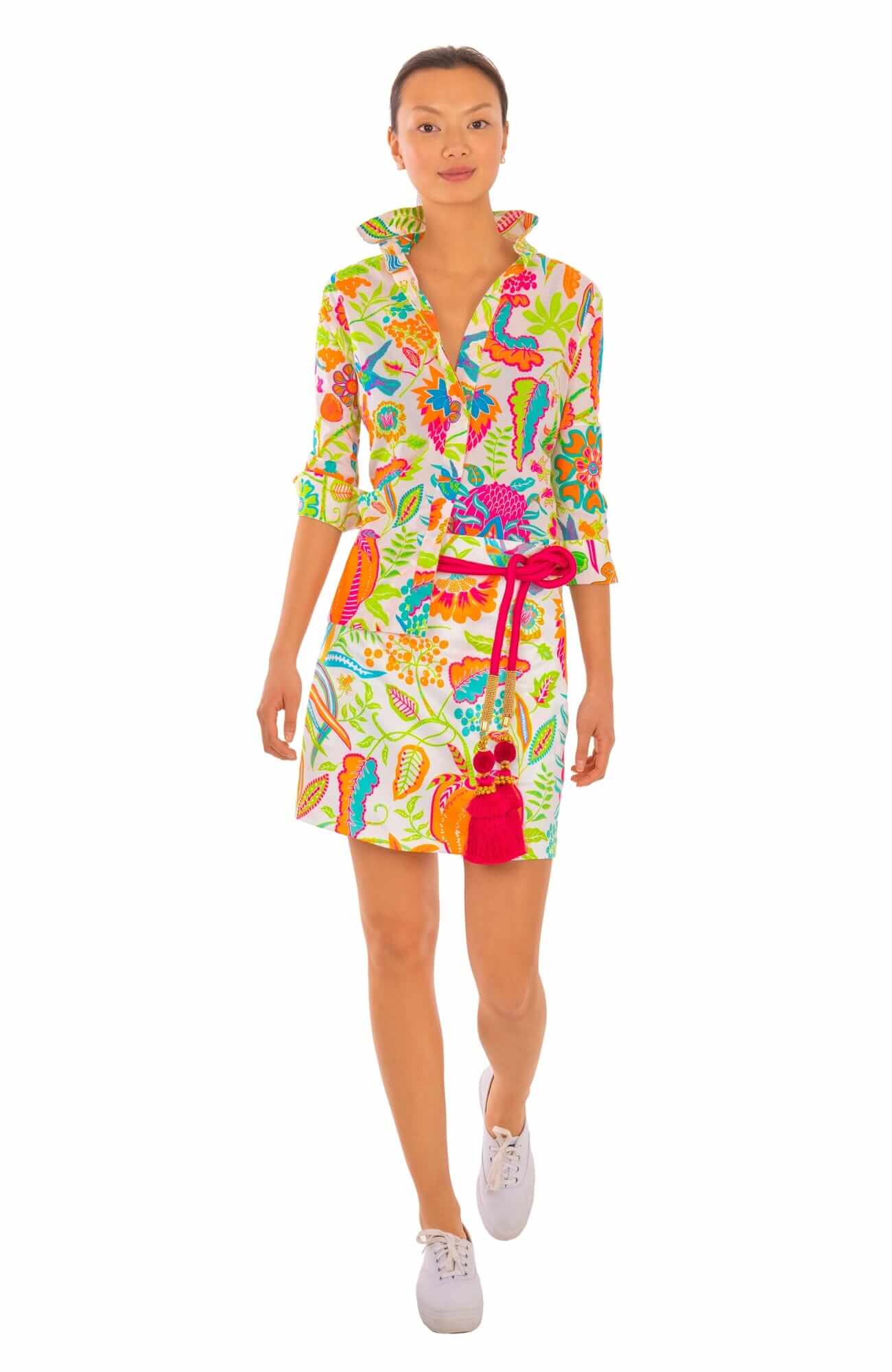 Adjustable Razzle Dazzle Belt Hot Pink One Size