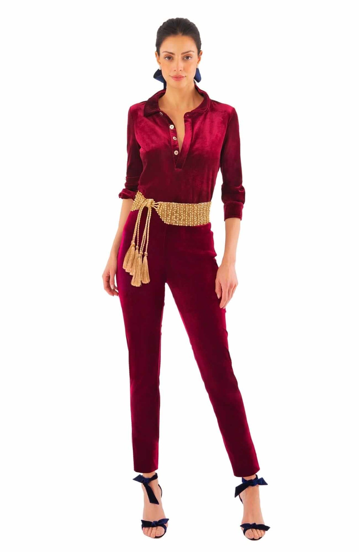 Adjustable Sha Na Na Belt Gold