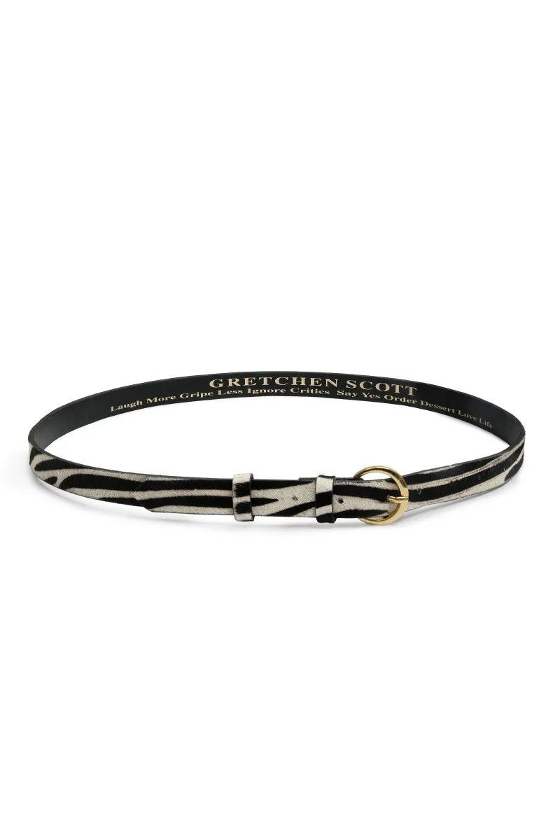 1 or 2 Inch Belted Bliss - Zebra XL XXL Inch 2