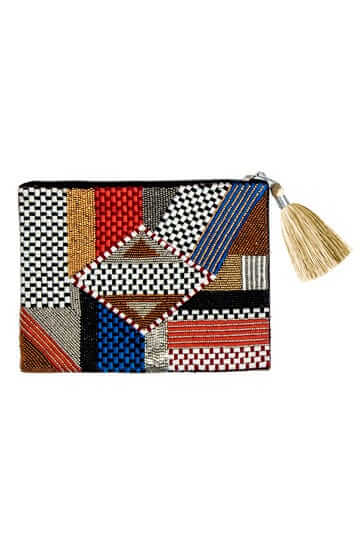 Beadalicious Beaded Clutch Multi