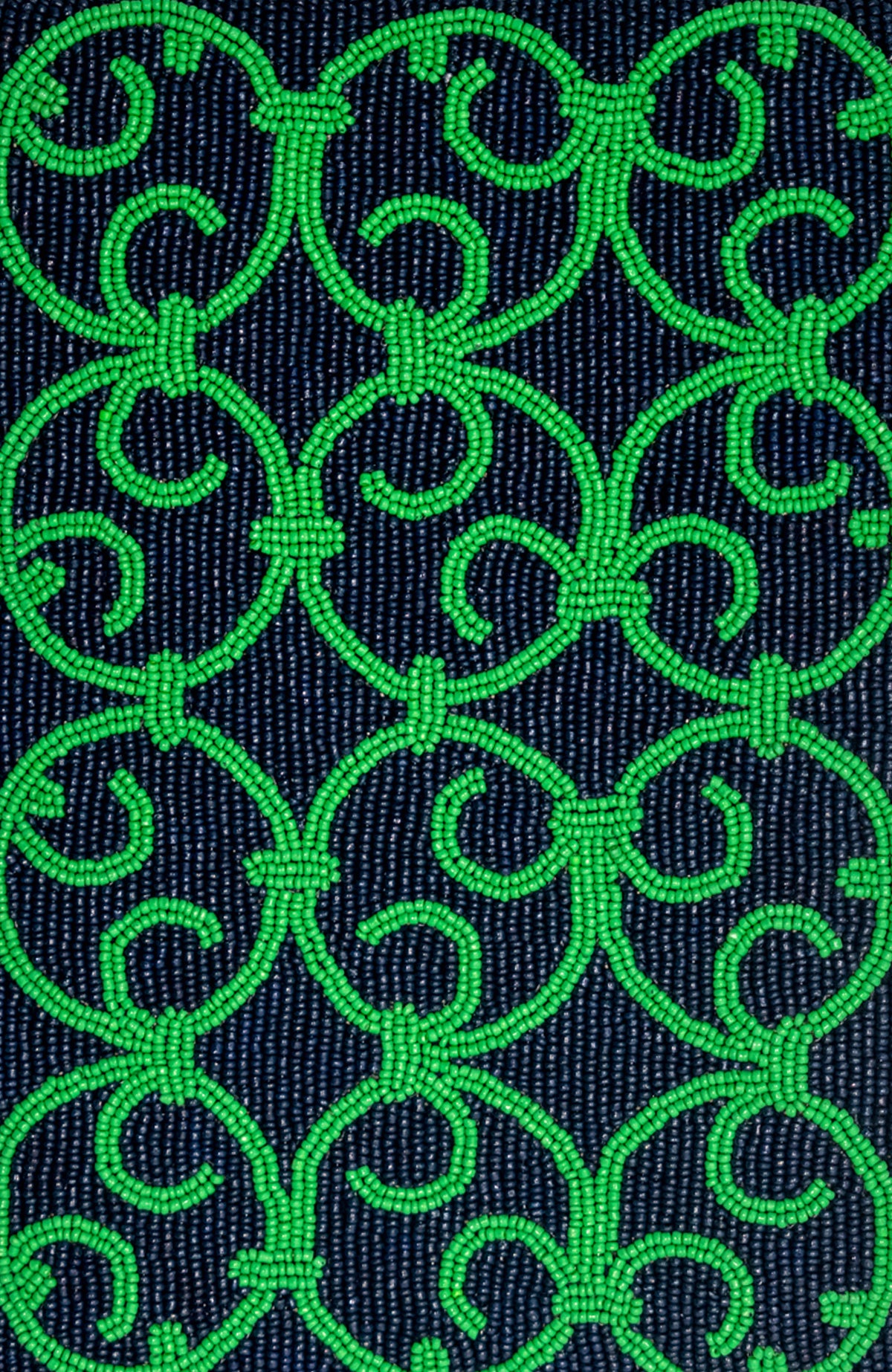 Beaded Clutch - Heaven&#39;s Gate Navy kelly