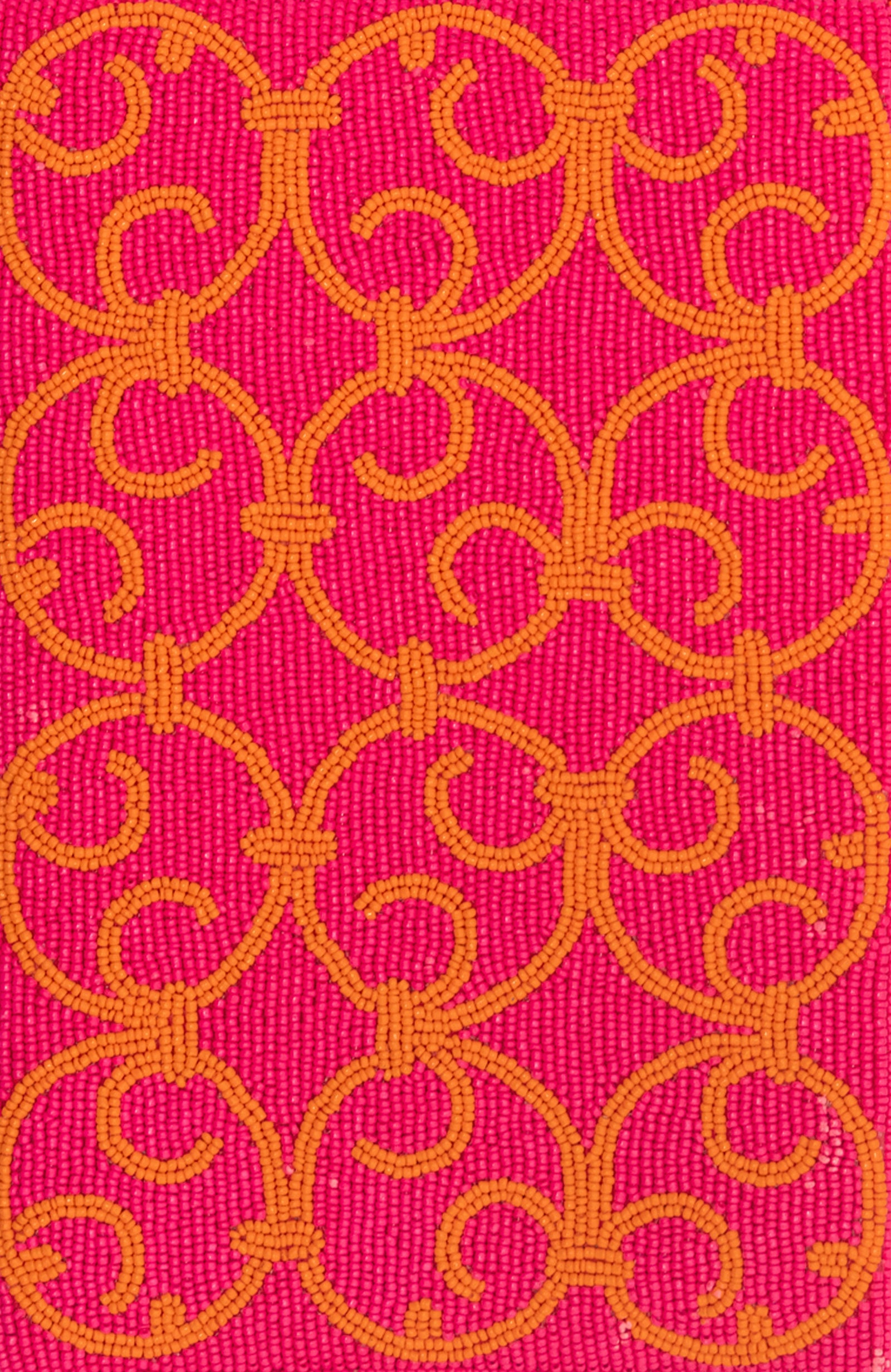 Beaded Clutch - Heaven's Gate Orange Pink