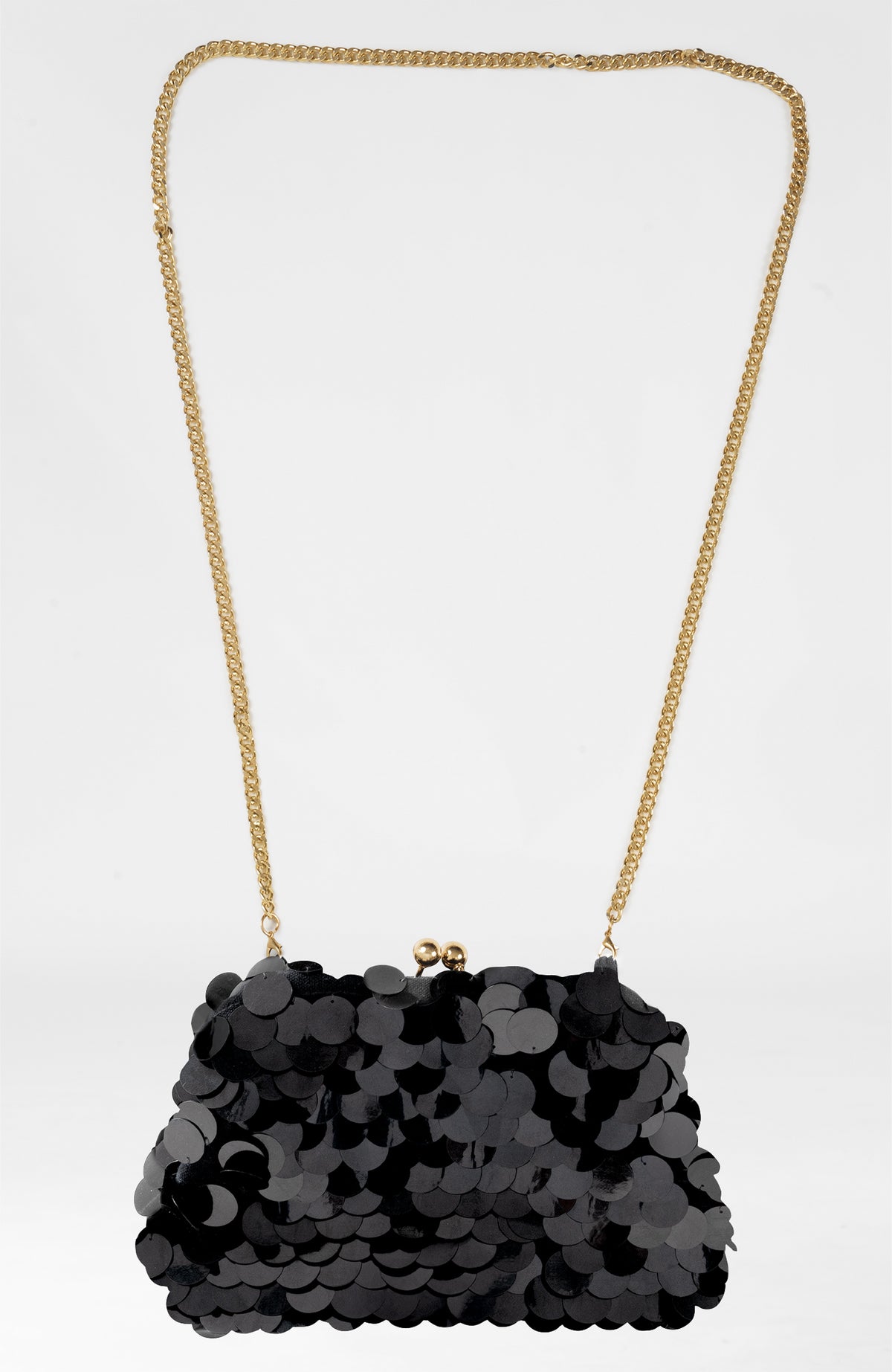 Shake N Skimmy Sequin Clutch Black One Size