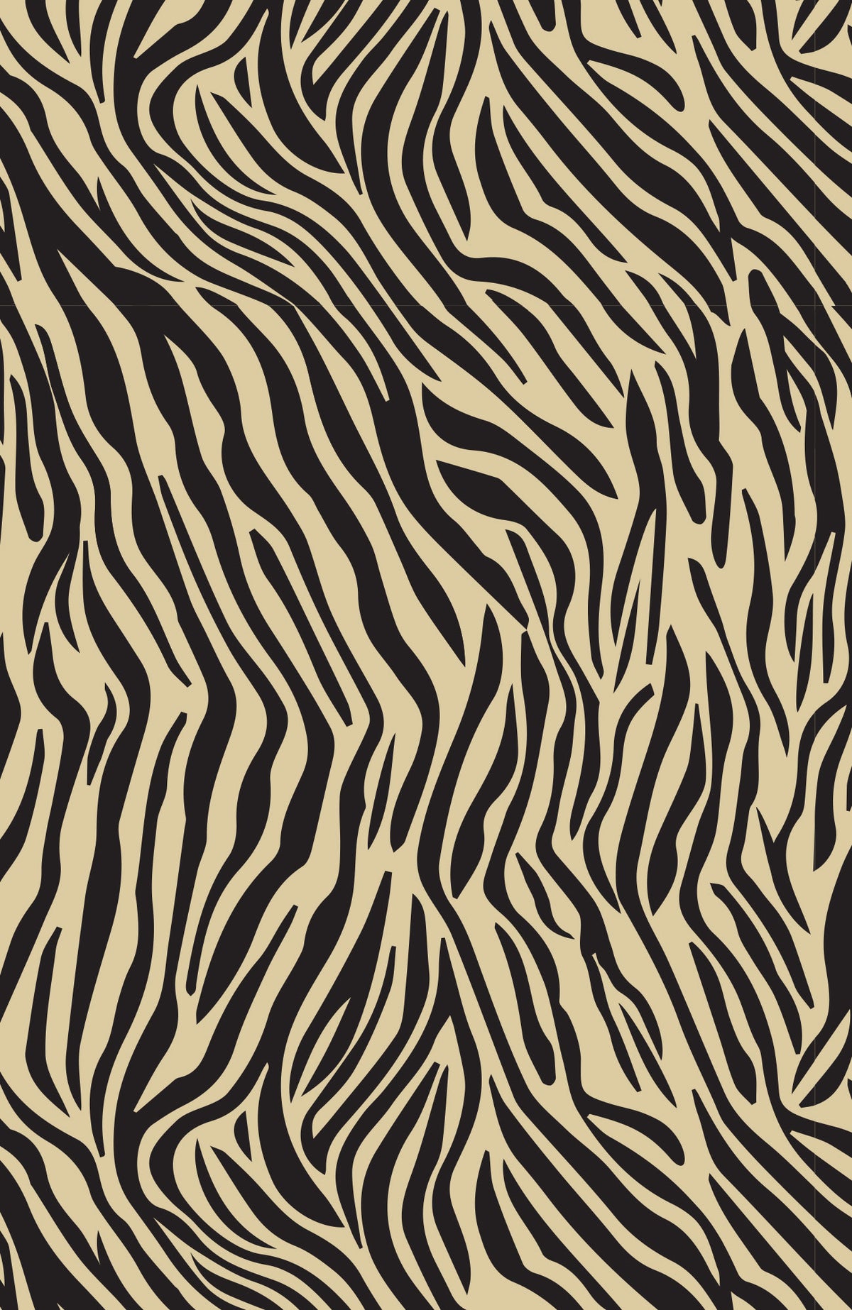 Twirl Skirt - Animal Instincts Zebra khaki