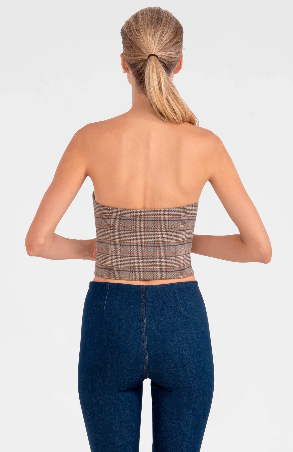 Preppy Plaid Bustier