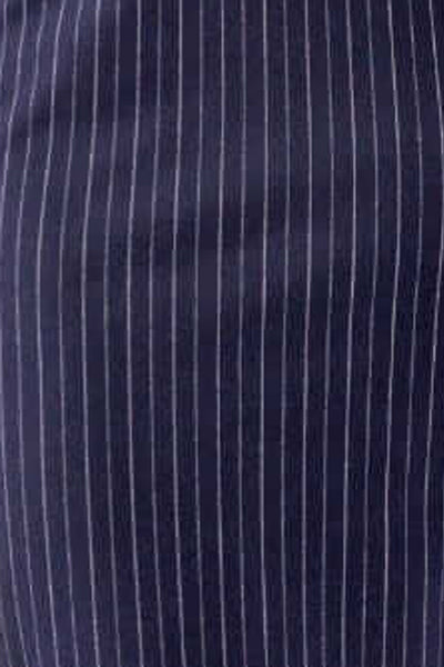 Bateau Neck Stretch Dress - Pinstripe - Final Sale