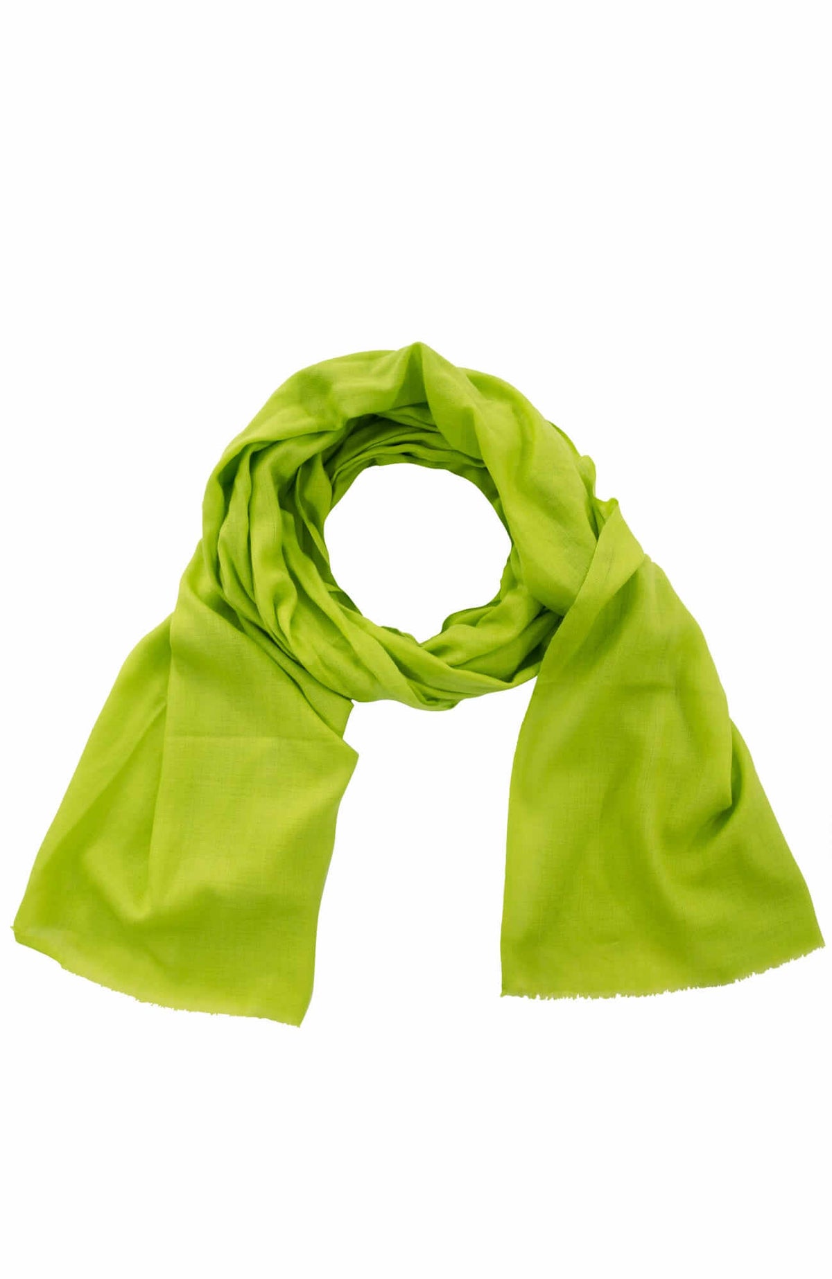 100% Cashmere Pashmina Scarf/Shawl - Classic Lime