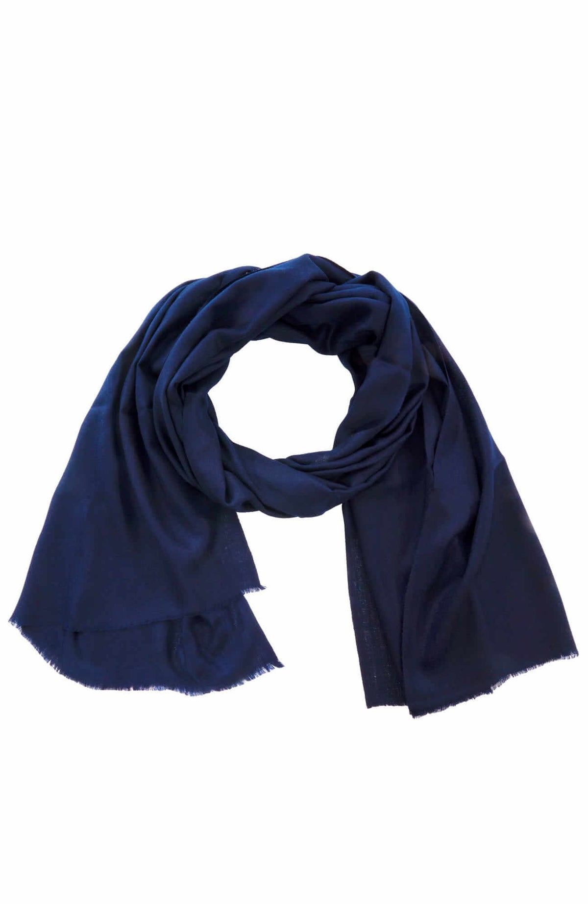 100% Cashmere Pashmina Scarf/Shawl - Classic Navy