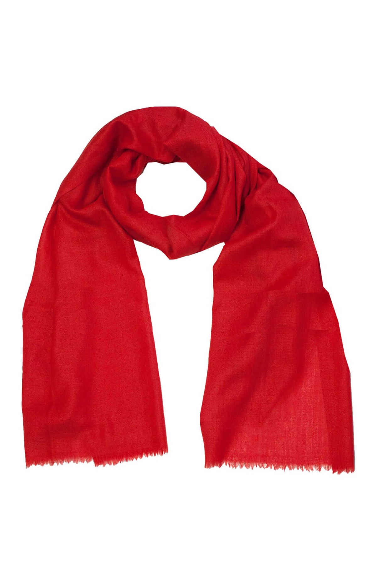 100% Cashmere Pashmina Scarf/Shawl - Classic Crimsom One Size