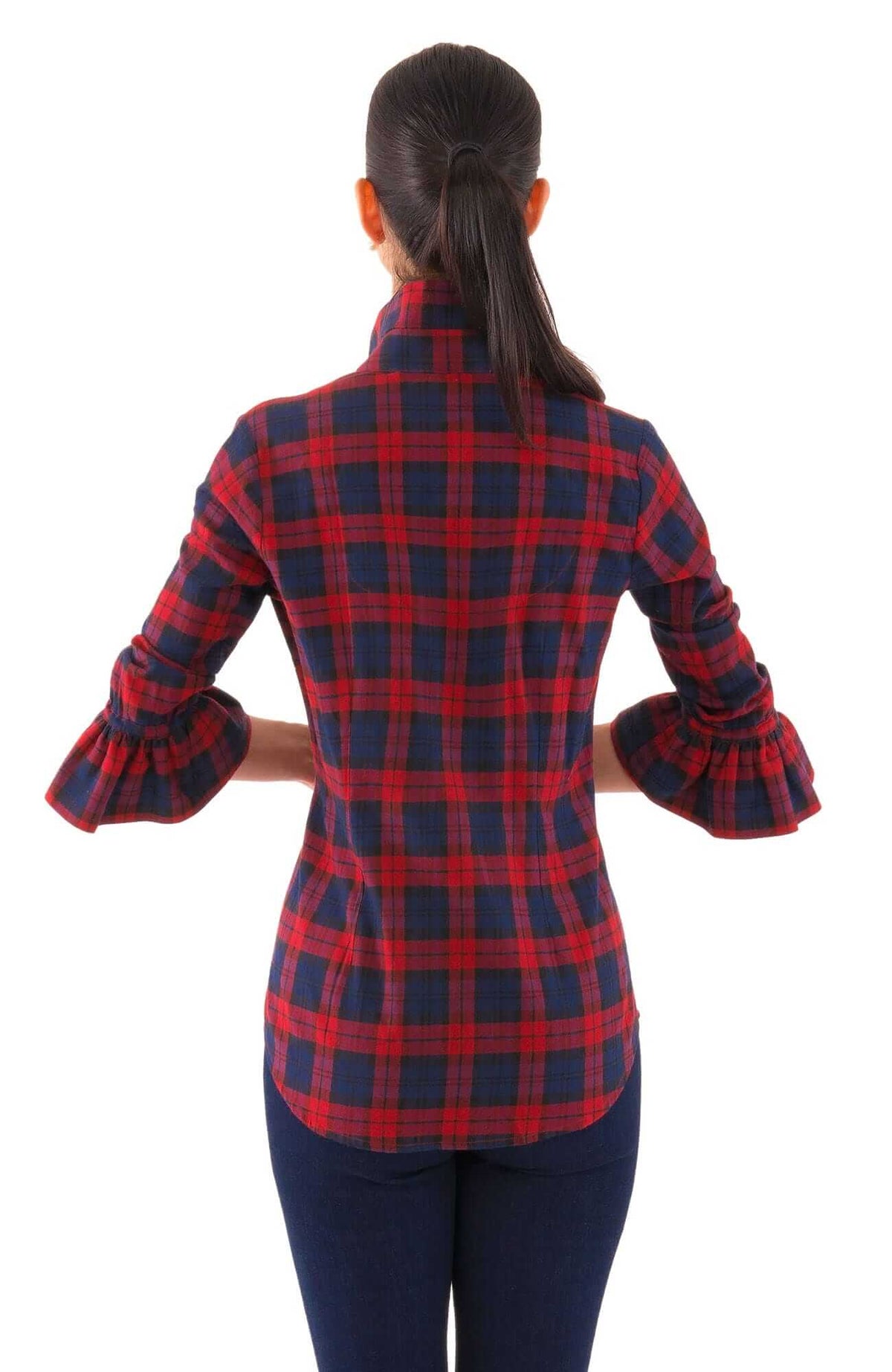 Priss Blouse - Duke Of York - Final Sale Red