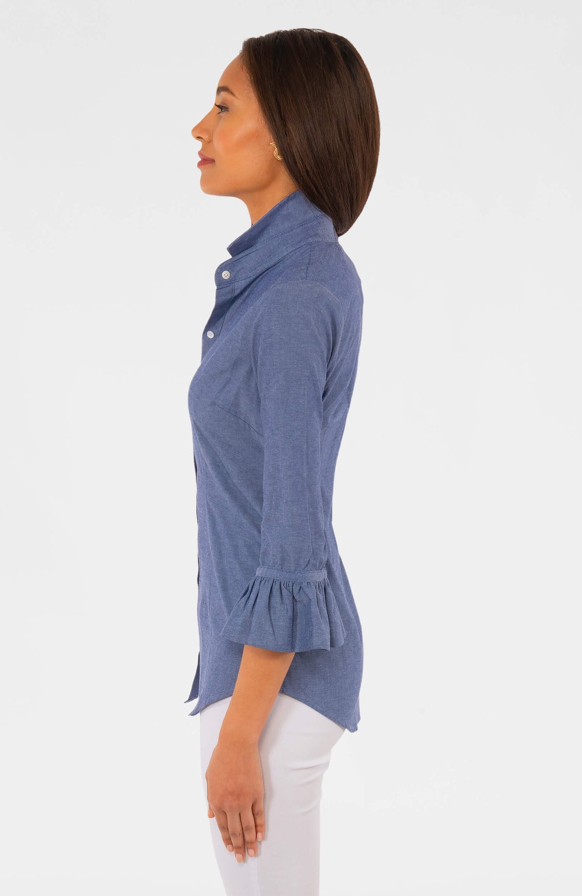 Priss Blouse - Chambray