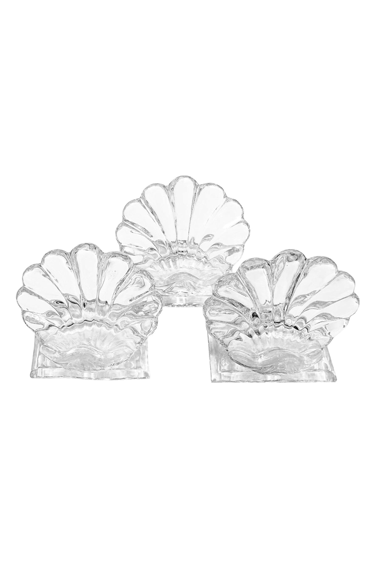 Baccarat Signed Crystal Placecard Holder (Set Of 6)