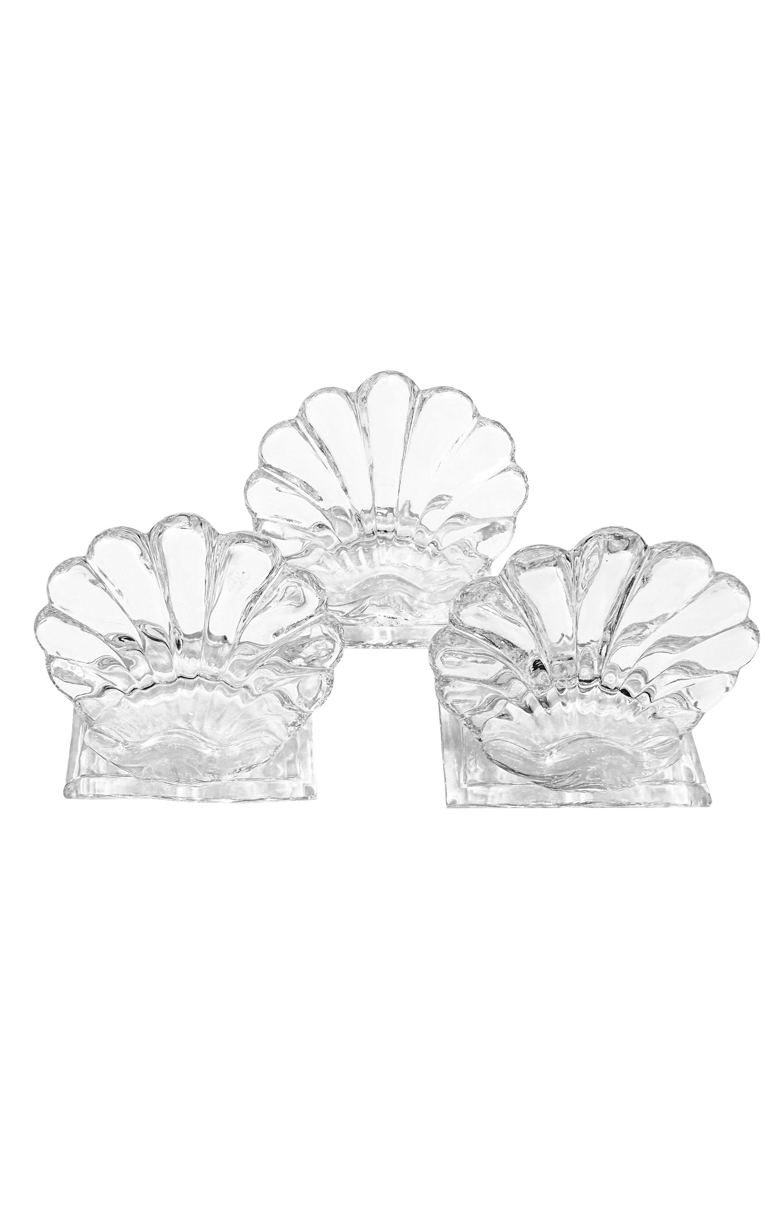 Baccarat Signed Crystal Placecard Holder (Set Of 8)