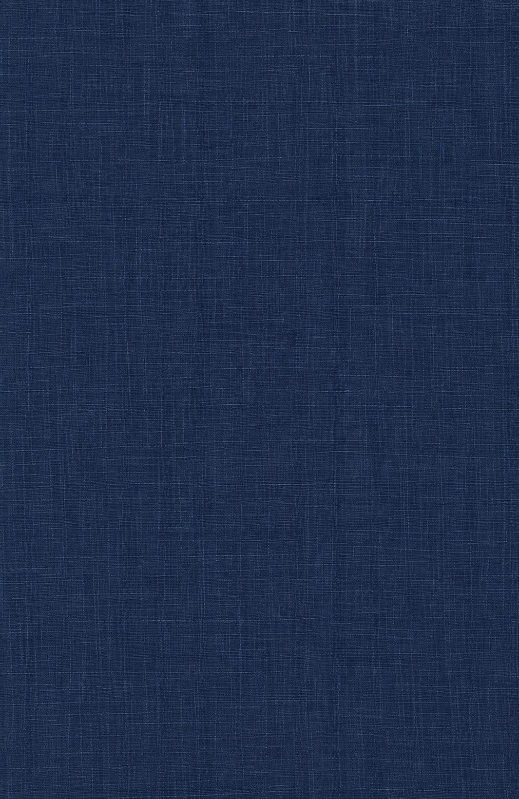 Mock Wrap Skirt Linen Navy