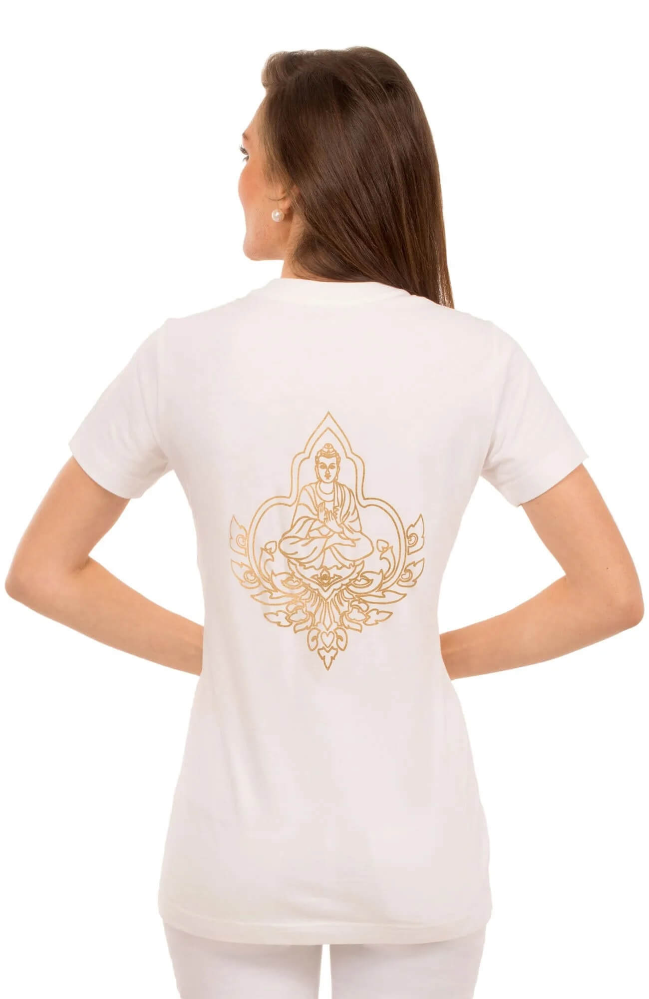 Zen Lane Buddah Cotton Short Sleeve Tee Shirt with Gift Box Buddah