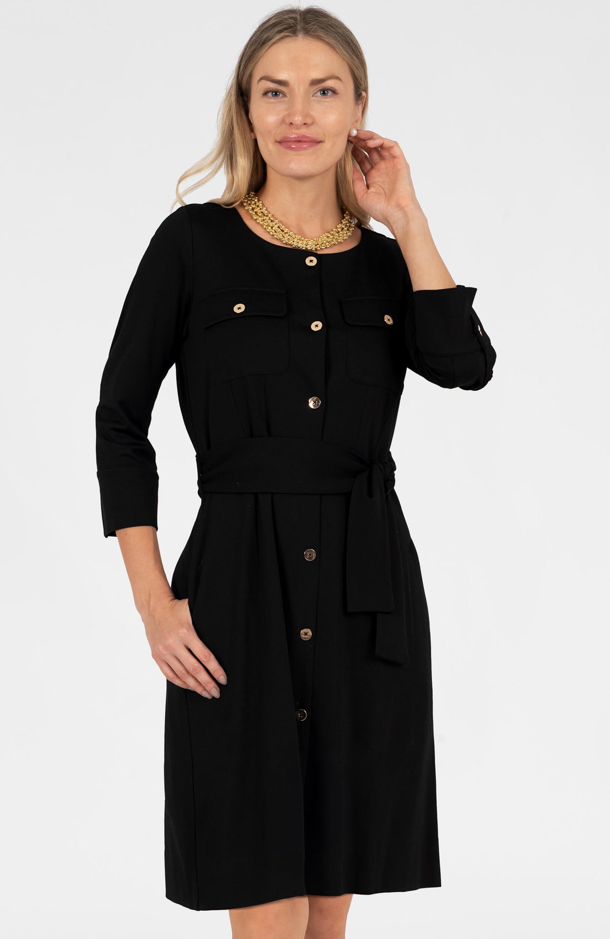 All Business Dress - Ponte