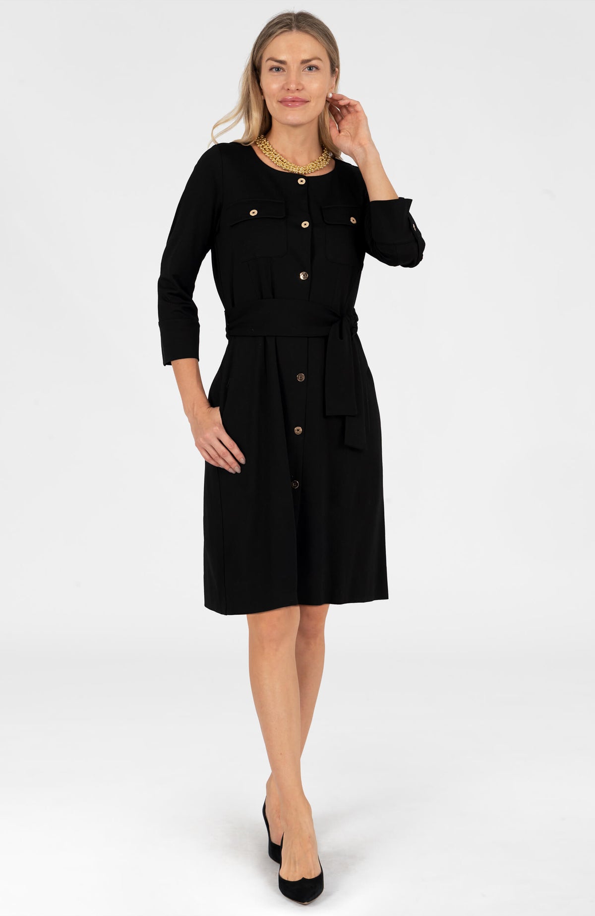 All Business Dress - Ponte