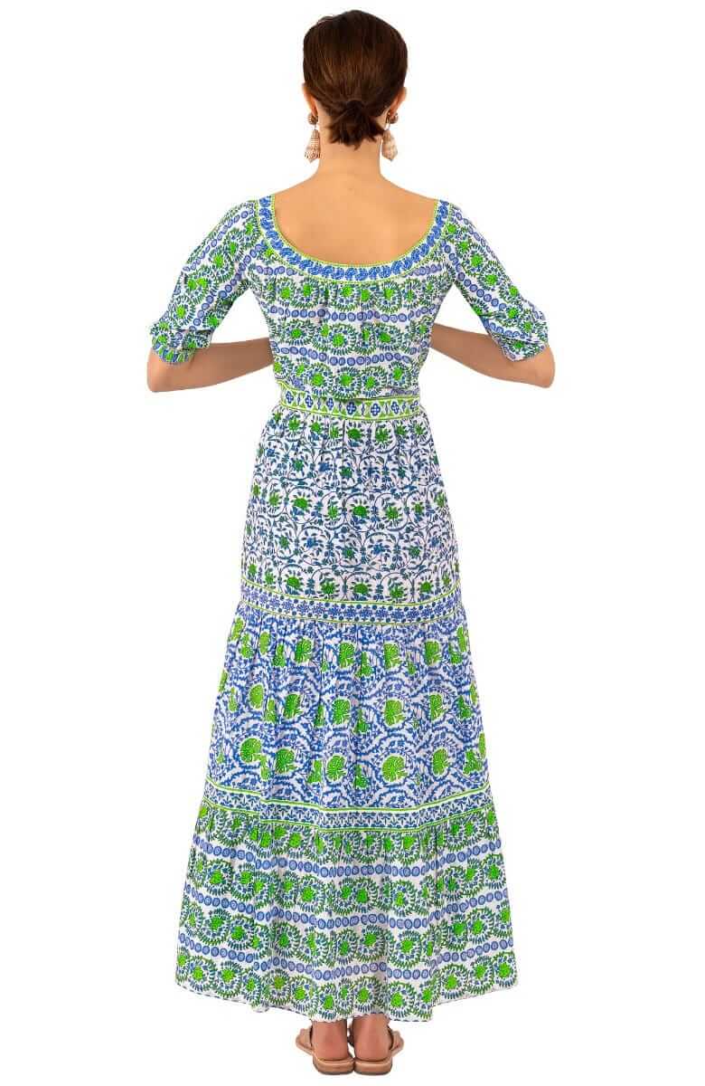 Cotton All Dolled Up Dress Midi Maxi - East India - Final Sale