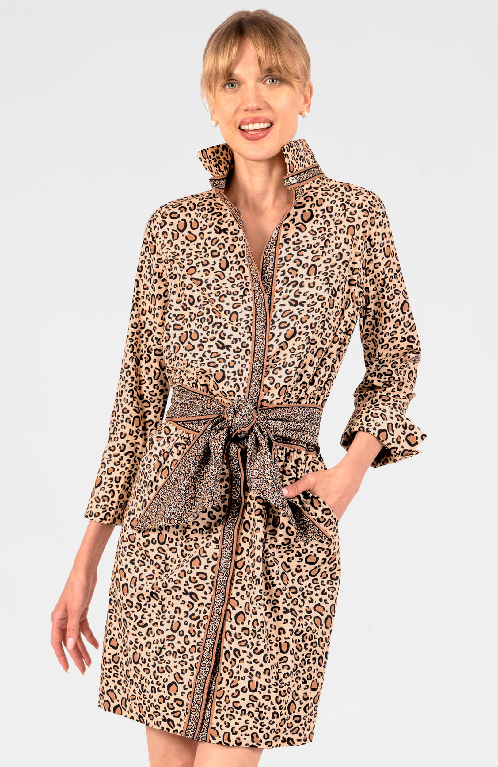 Cotton Cougar Breezy Blouson Dress