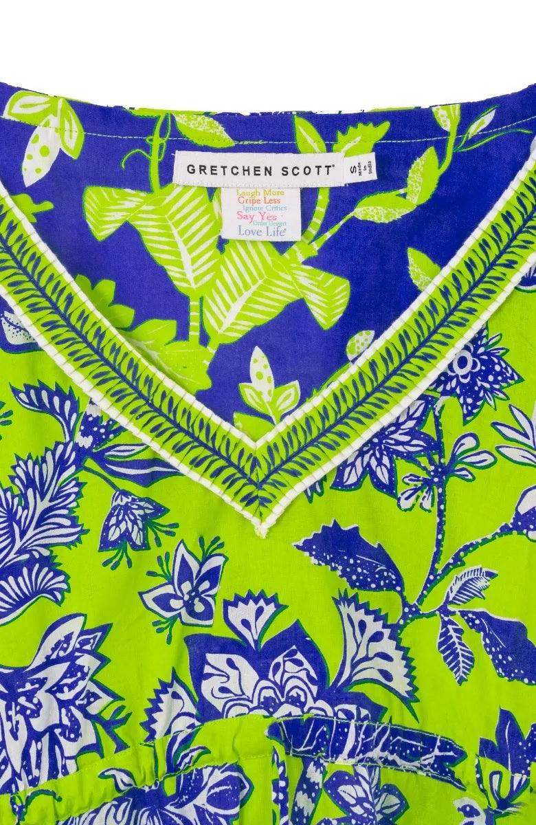 Surf's Up Dress - Glorious - Final Sale Lime Brighblue