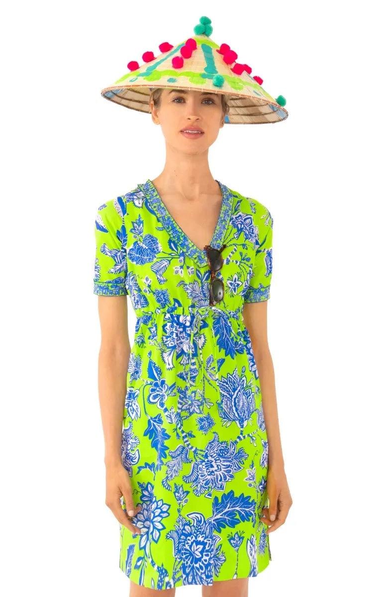 Surf's Up Dress - Glorious - Final Sale Lime Brighblue