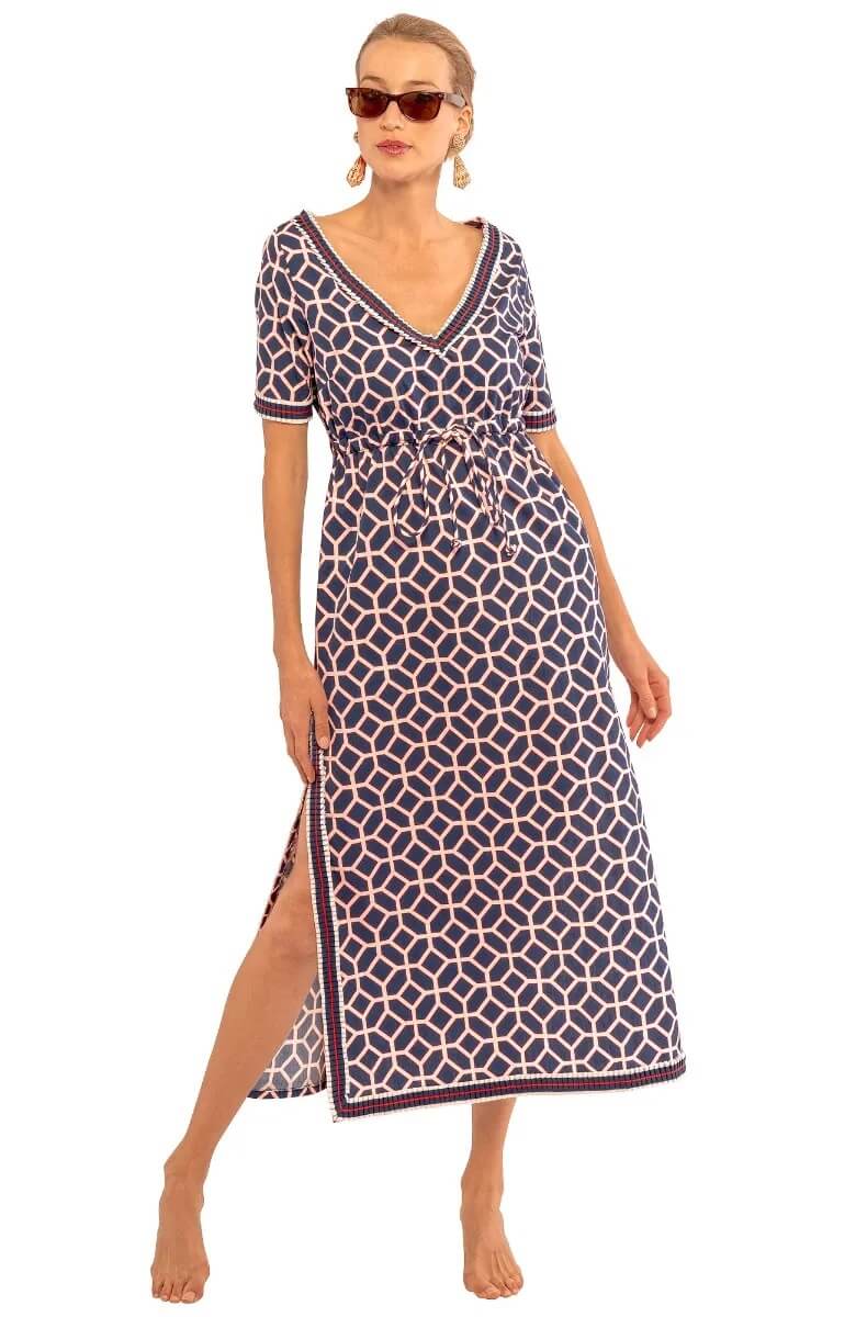 Surf&#39;s Up Dress - Lucy In The Sky With Diamonds Navy