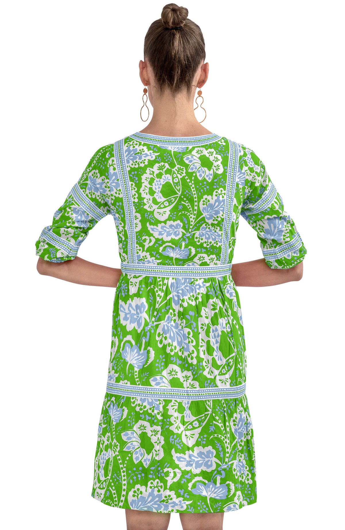 Border Dress - Flora Kelly Peri