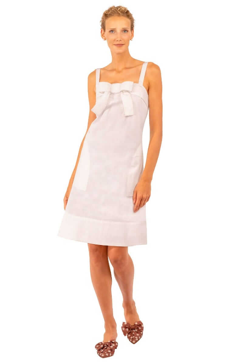 Cotton Day Into Night Dress White