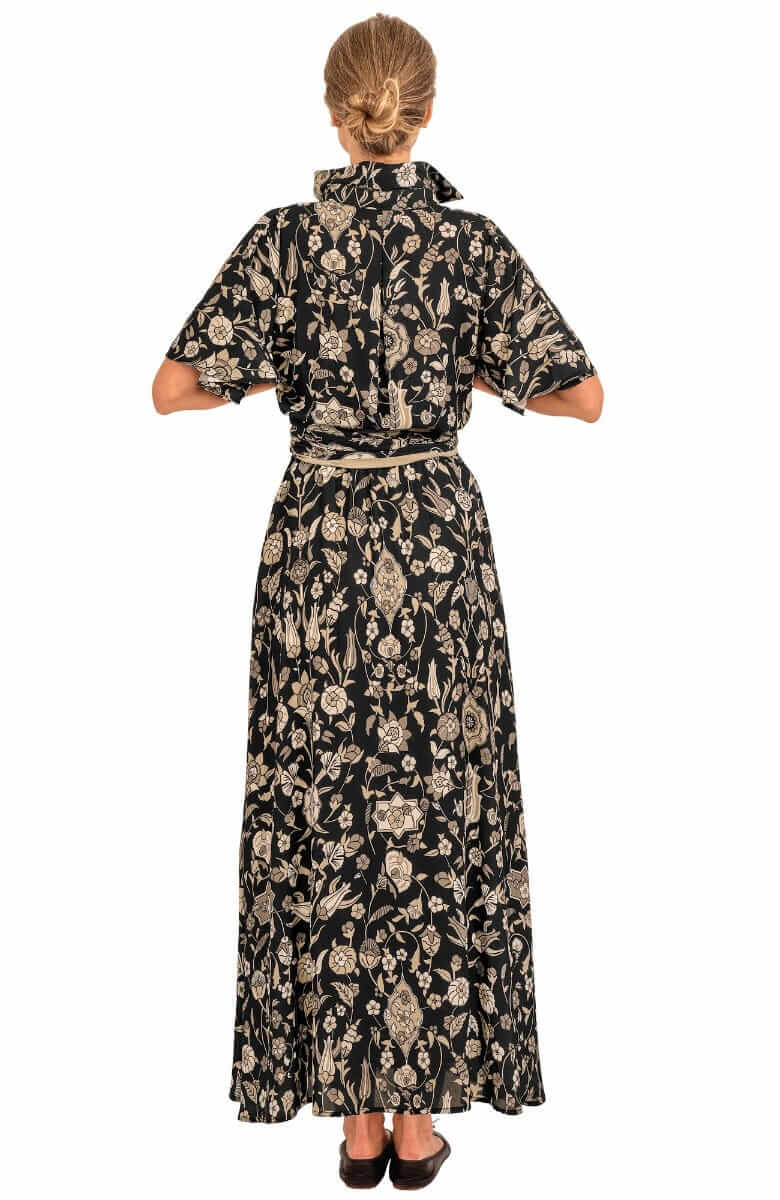 Panache Maxi Dress - Topkapi Black